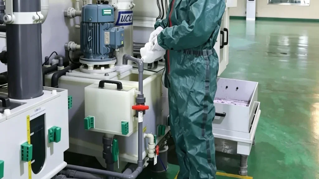 acid mist waste gas treatment