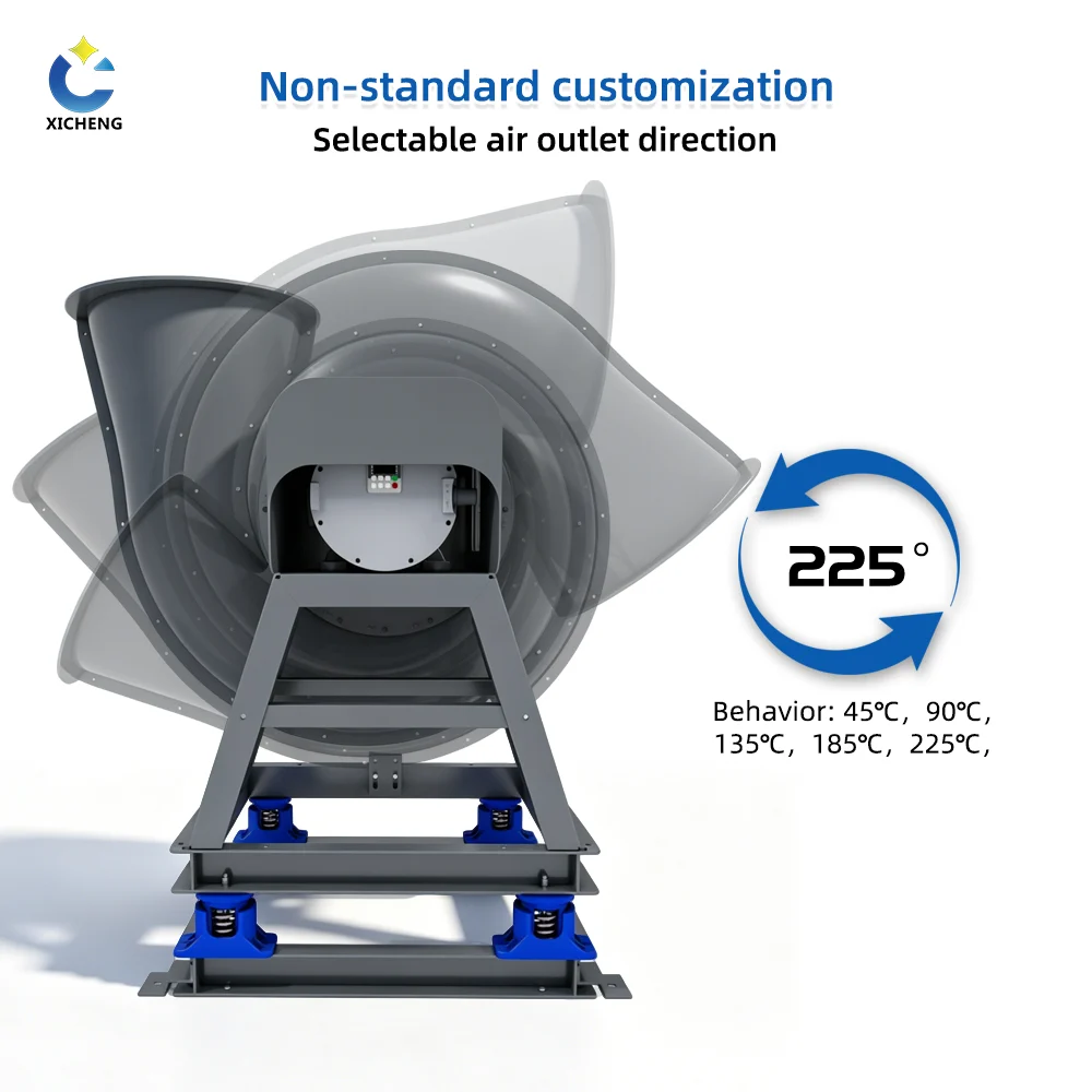 FRP Centrifugal Blower selectable air outlet direction