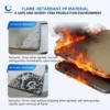 Flame Retardant PP Board Sheet certified to UL94 V0 standard for self-extinguishing safety