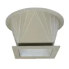 Square to Round Duct Transition | PP and PVC Shape-Change Connector - Image 4