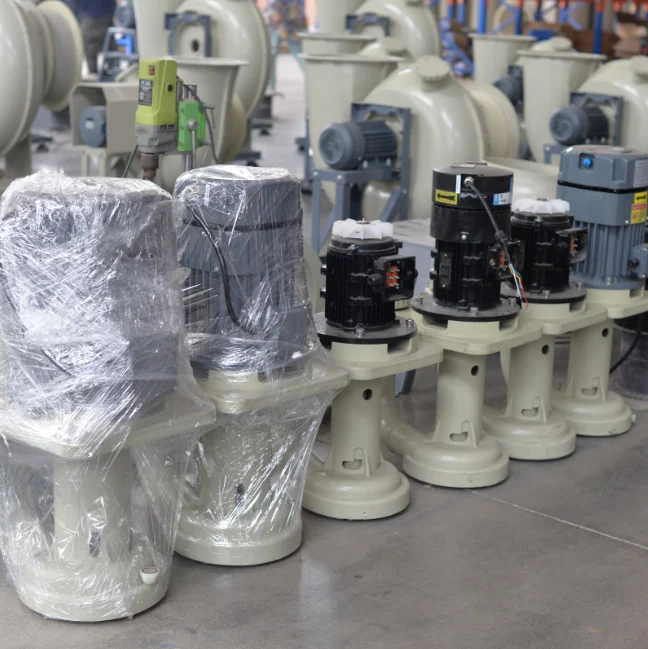 Shenzhen Xicheng industrial polypropylene centrifugal pumps manufacturing facility certified with CE ISO 9001 and ISO 14001