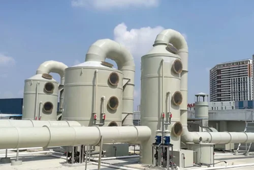 stack scrubber system