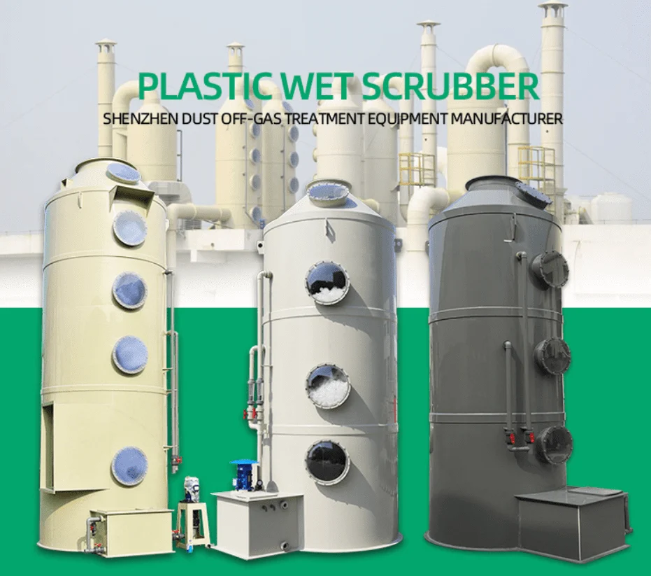 types of wet scrubber
